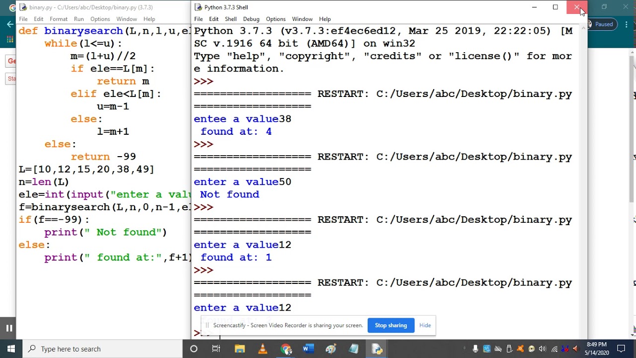 Binary Search Part 2