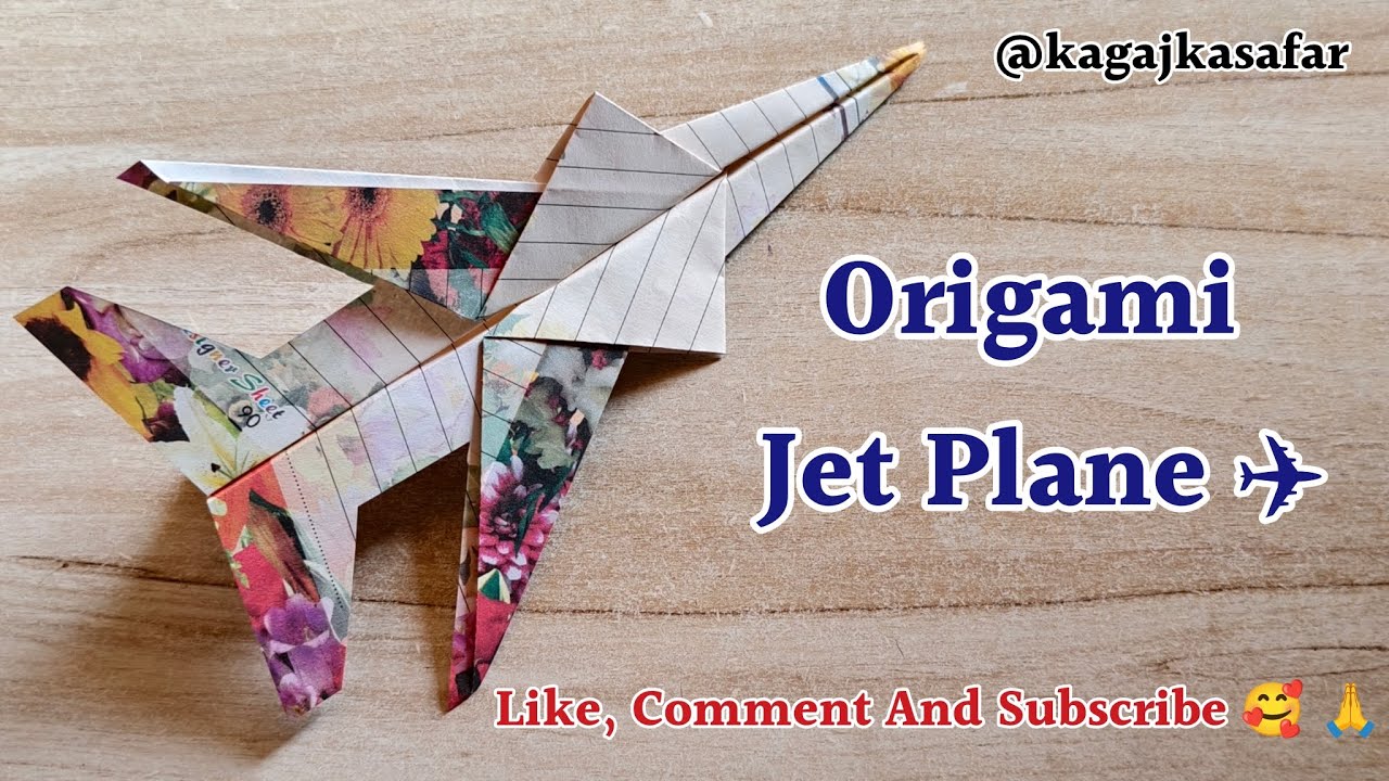 1000 FEET! ✈️ How to make a Paper Airplane that flies Far | World's Best Origami Jet Plane
