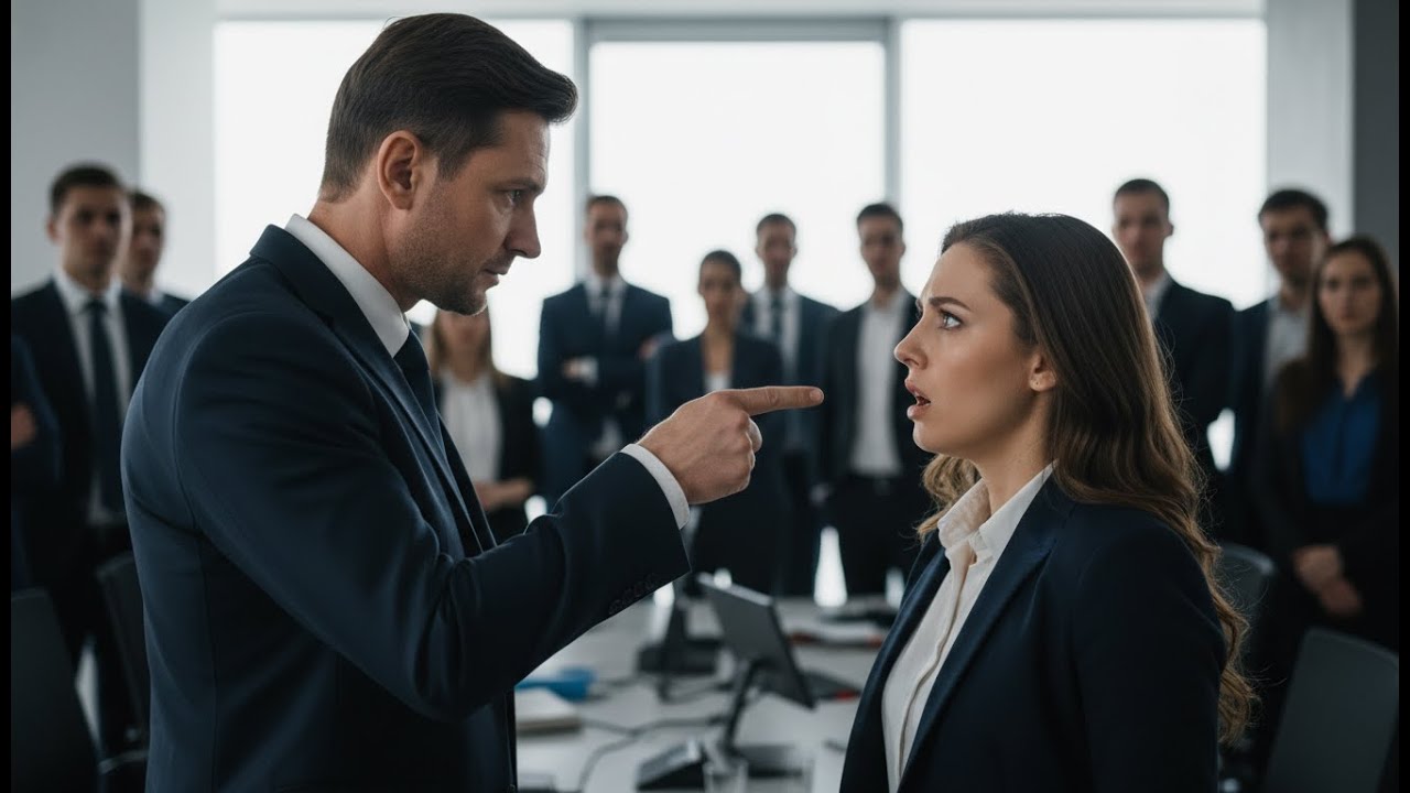 Szef wyśmiał mój projekt przy 50 osobach — 2 dni później kupiłam jego firmę i on...