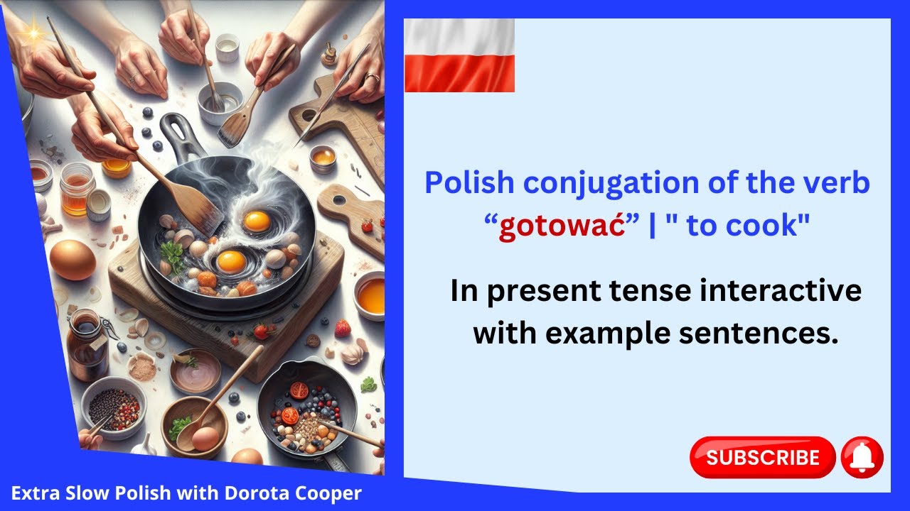 Interactive Polish Examples Of The Verb "to Cook" | Gotować