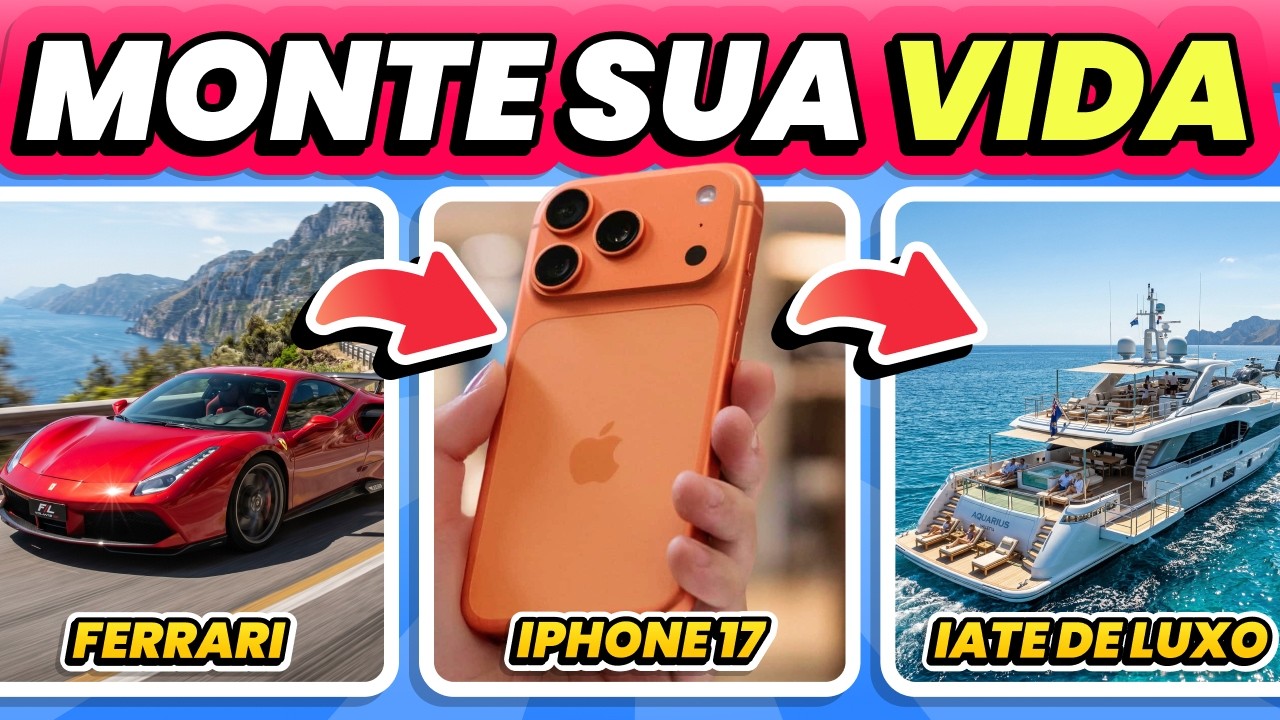 🔁 O QUE VOC&Ecirc; PREFERE? 🤑 VIDA DE LUXO 💎💸