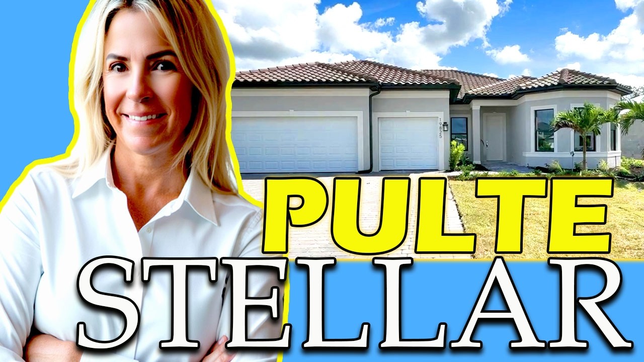 🌟 Stellar by Pulte | New Construction Home Tour in Verdana Village Estero FL