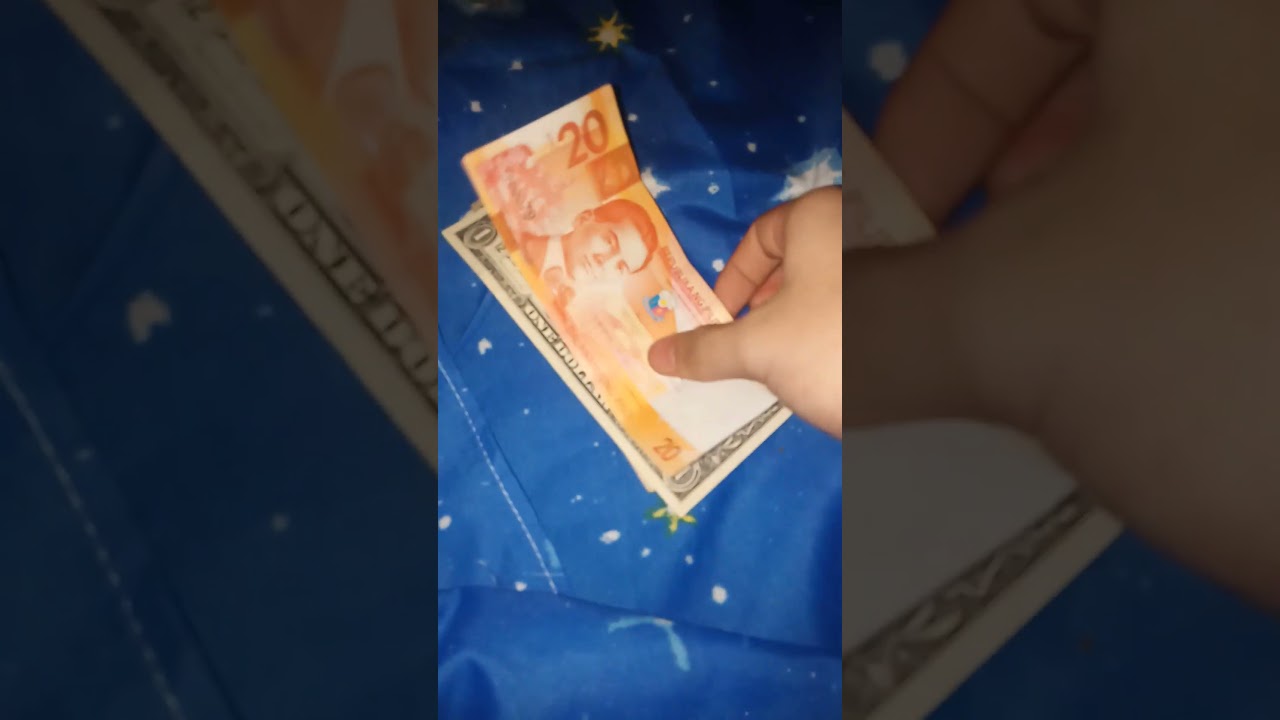 When you have U.S. Dollar money in the Philippines: (