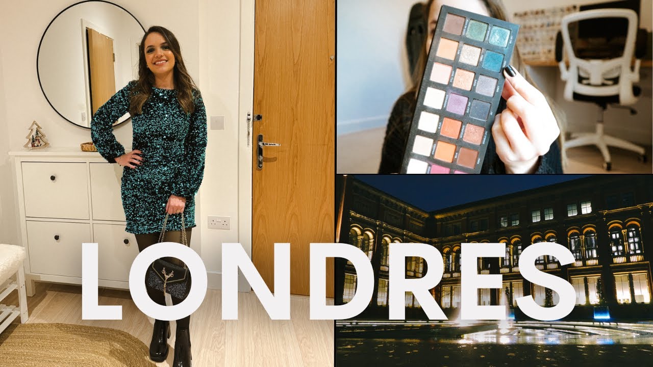 MEU TRABALHO EM LONDRES | arrume-se comigo para festa de final de ano