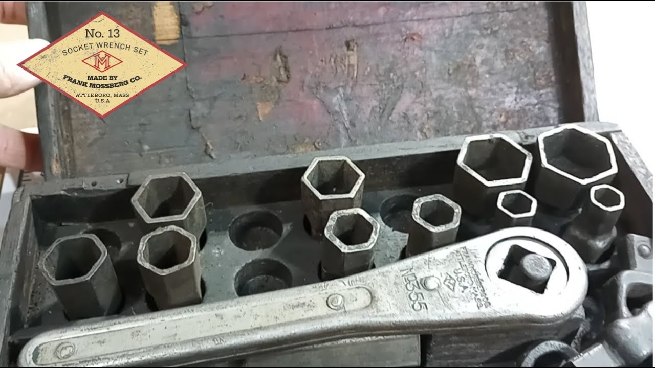 Восстановление самого грязного антикварного набора торцевых ключей Mossberg