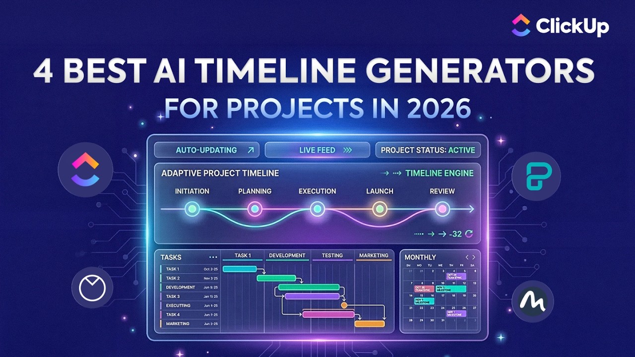 Project Timelines Breaking Constantly? Try These 4 AI Timeline Generators