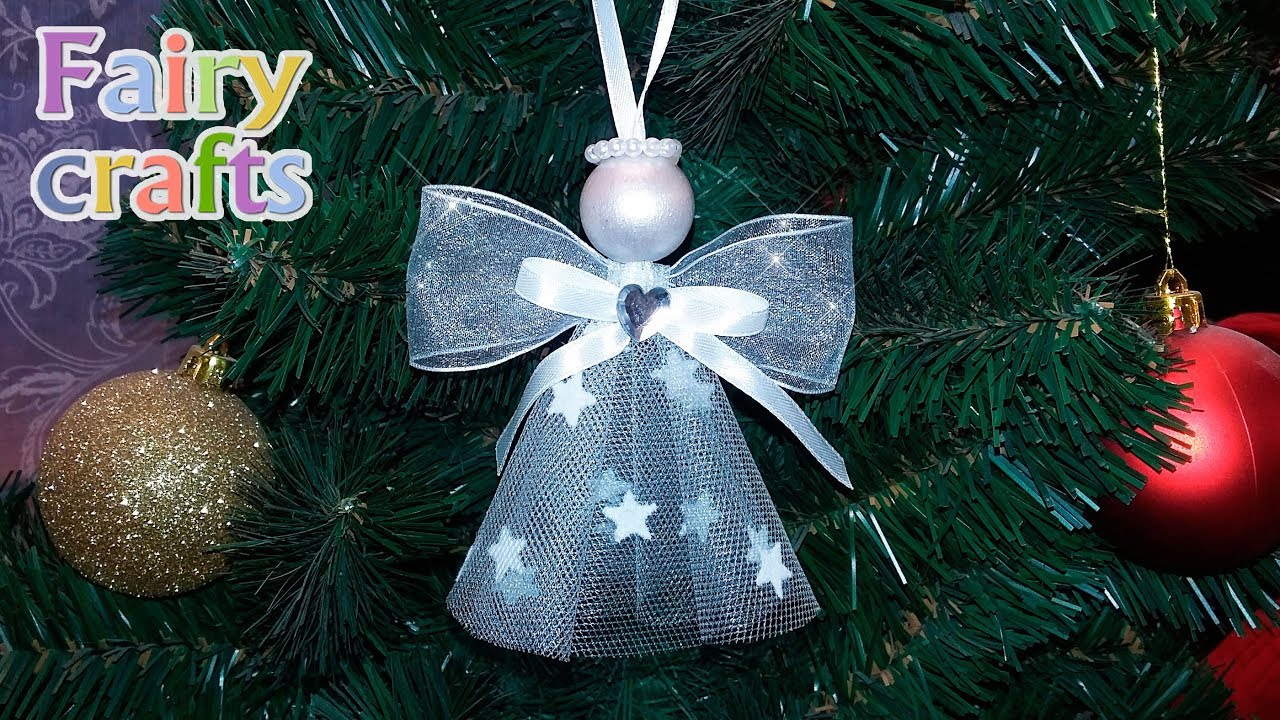 Рождественский ангел своими руками ❅ Мастер-класс | DIY ❅ Christmas angel ❅ Room Decor