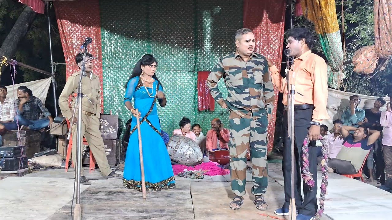 जगत नारायण हीरो और पीर मोहम्मद कॉमेडियन के बीच जबरदस्त कॉमेडी देखिए मोहम्मद इदरीश की नौटंकी