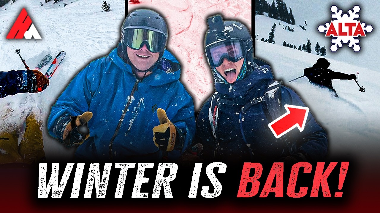 POWDER RETURNS to Alta! | First February storm hits Utah