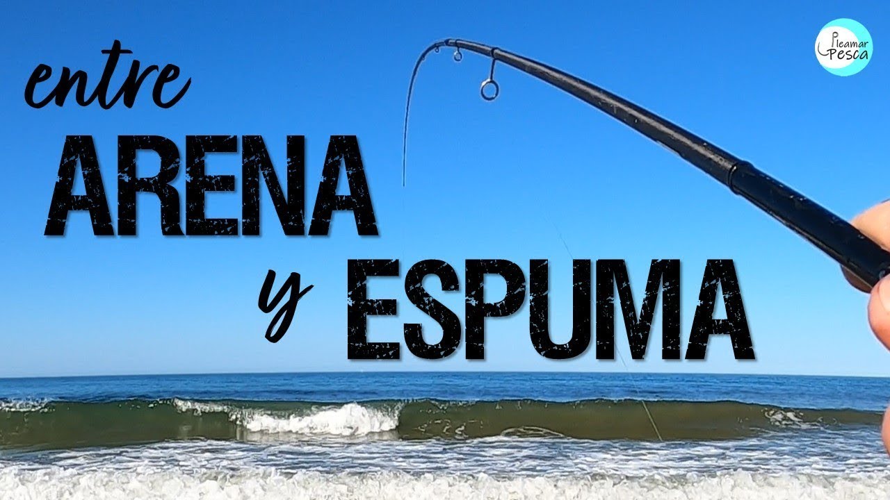 ESTOS PECES ACECHABAN por la ORILLA: SPINNING entre ARENA y ESPUMA.
