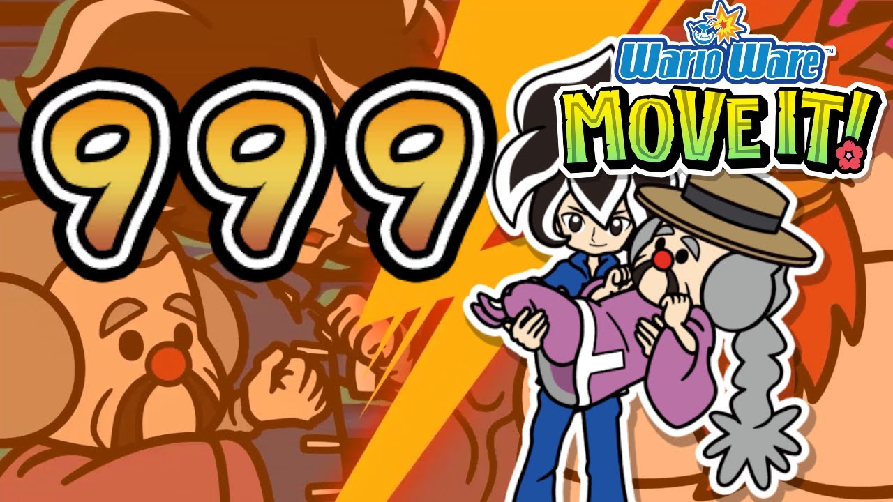 WarioWare: Move It! - Cricket & Mantis - Score: 999 (Tied WR)