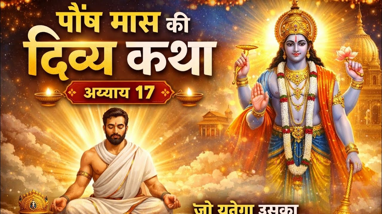 पौष मास की दिव्य कथा | अध्याय 17 | जो सुनेगा उसका भाग्य बदलेगा | Paush Maas Katha 