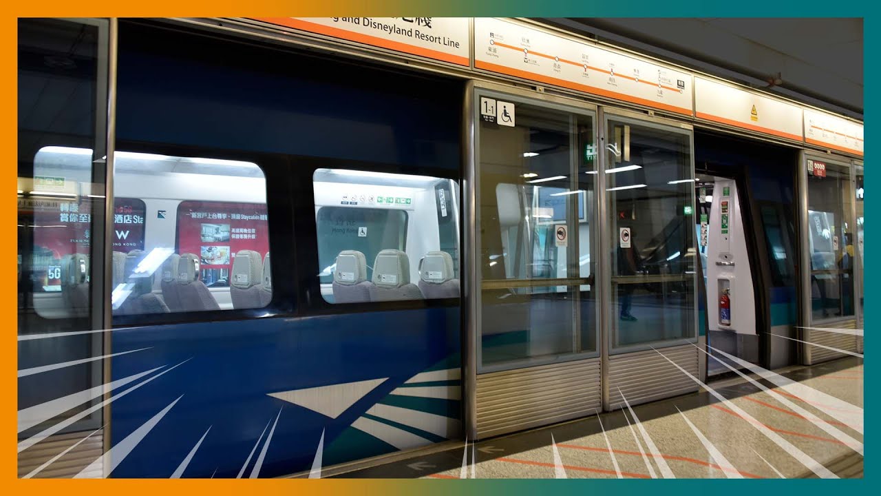 【機場鐵路】機場快綫CAF車 駛入香港站東涌綫4號月台 (2021年3月7日)