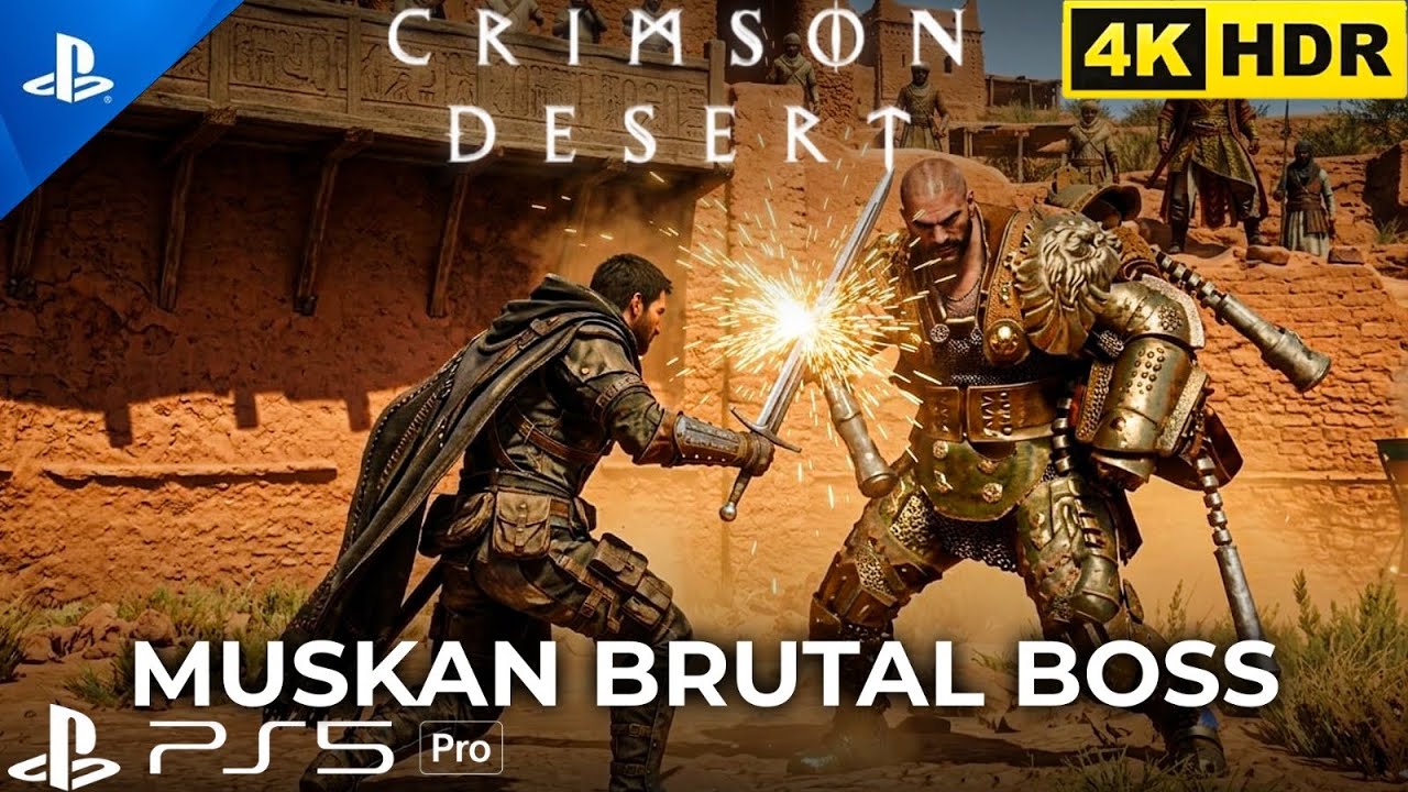Crimson Desert &mdash; Muskan Boss Fight (Brutal Brawler Battle)