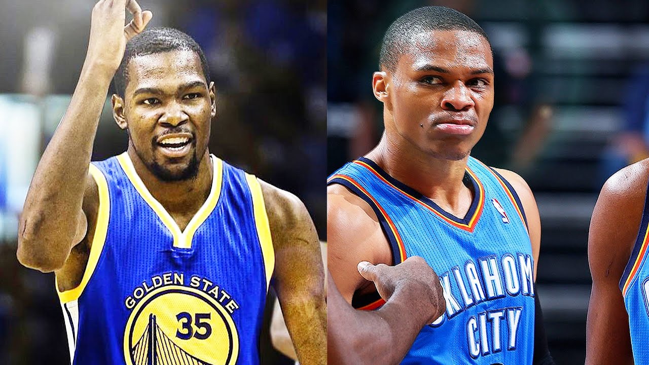 WESTBROOK SCARES KEVIN DURANT PARODY WARRIORS VS THUNDER 2017 HIGHLIGHTS