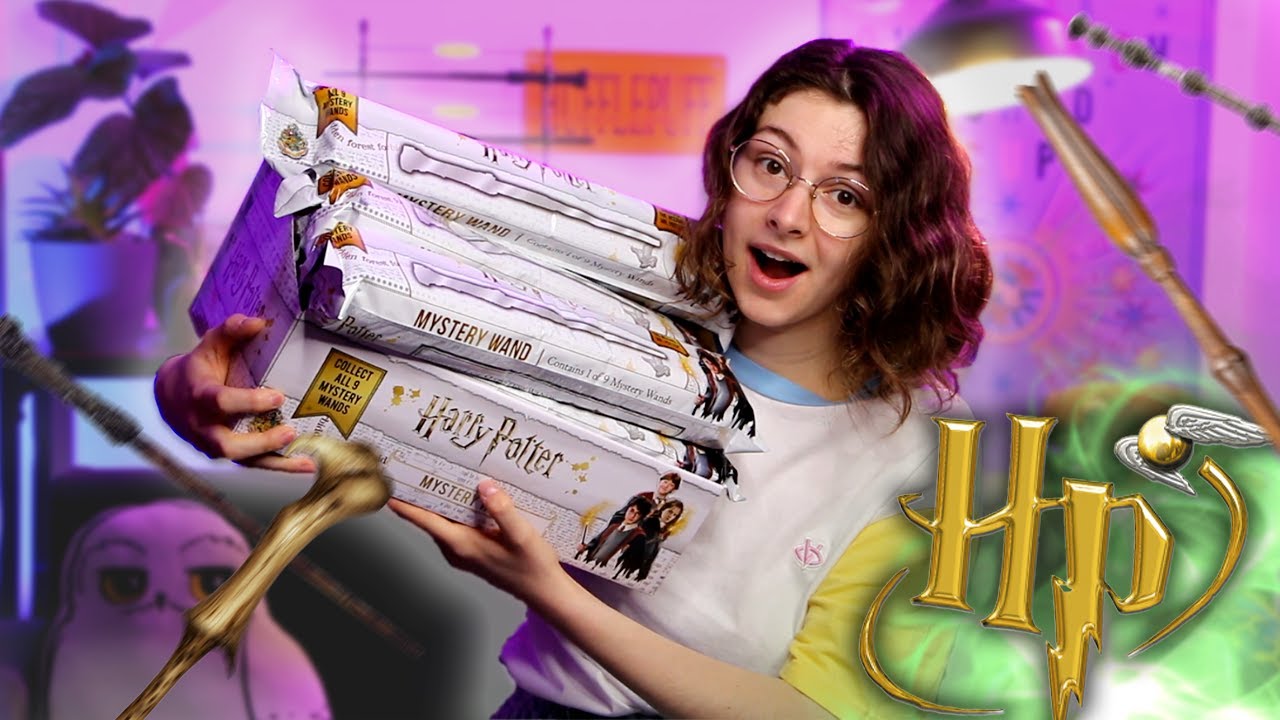 Gros unboxing de baguettes mystères Harry Potter !