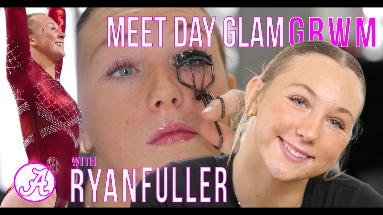 How a College Gymnast Gets Meet-Ready 💄 | Ryan Fuller GRWM | Alabama