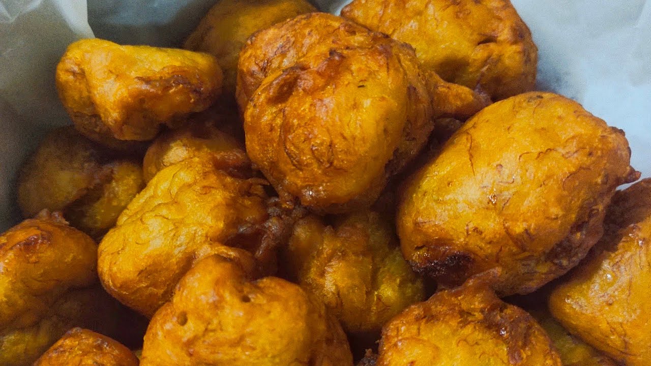 Resepi cekodok pisang bulat, gebu, tanpa baking powder atau soda bikarbonat🍌🍌🍌🍌