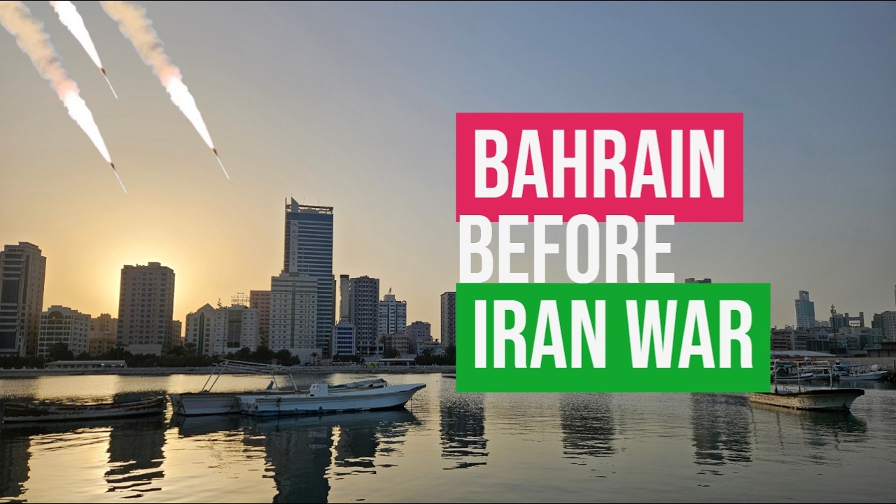 I walked Bahrain Marina Beach just before the war! Israel US-Iran War 2026
