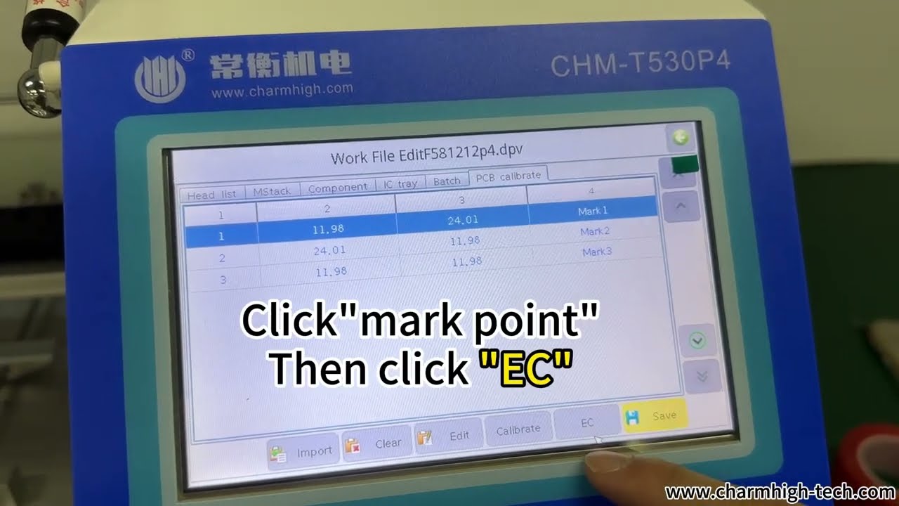 Please do 3-point PCB calibration before running the machine | Charmhigh desktop machines