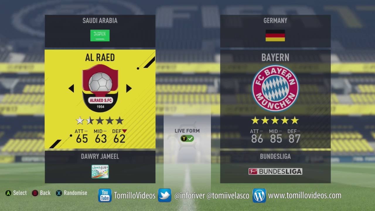 FIFA 17 ALL TEAMS & RATINGS // TODOS LOS EQUIPOS Y LIGAS [FullHD 1080p 60fps]