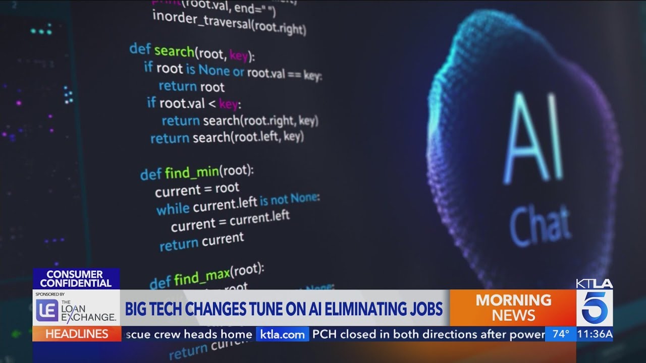 Big tech changes tune on A.I. eliminating jobs