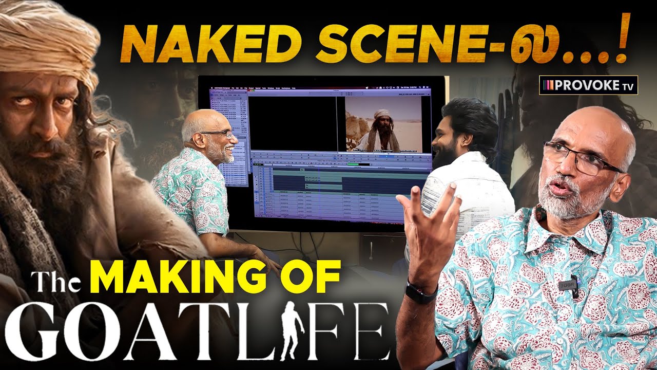 Real Snake's-அ வச்சு Shoot பண்ணோம்😱😱| Editor Sreekar Prasad | Prithviraj | The GoatLife Decode