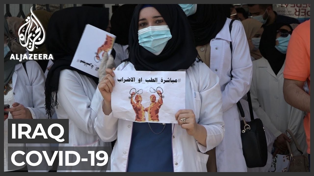 Iraqis protest as hospitals overwhelmed by COVID-19 patients