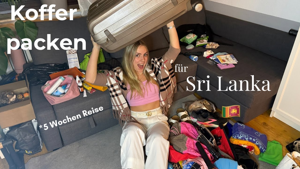 Für Sri Lanka 🇱🇰 Koffer packen 👙🤿☀️🏝️(ausführliches Video)