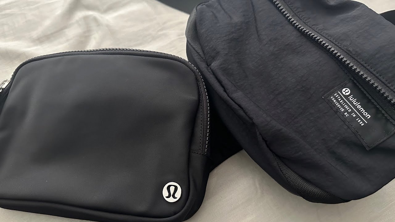 Большая поясная сумка LULULEMON Everywhere 2 л против поясной сумки Clean Lines 2 л