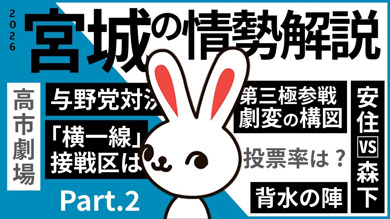 【衆院選2026】｢高市人気｣は宮城でも？情勢調査で与野党は横一線！【河北新報×メディアージ連携企画②】