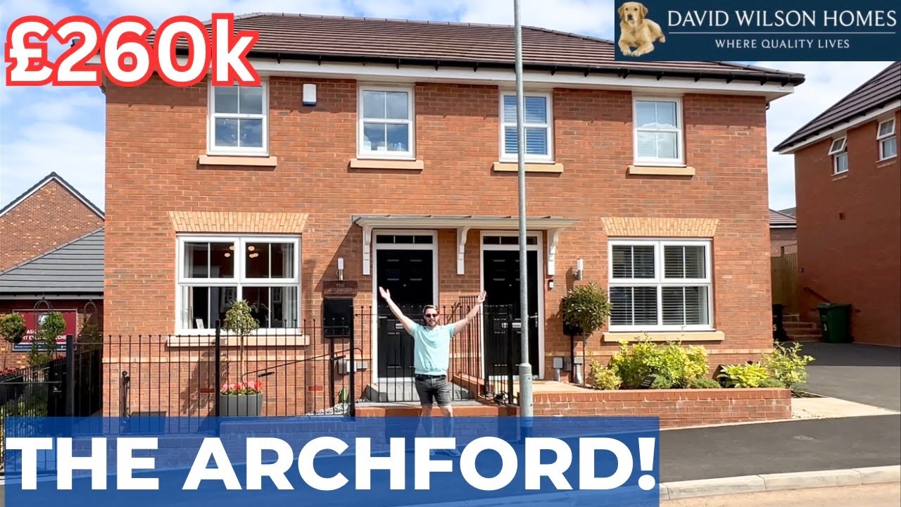 ВНУТРИ домов Дэвида Уилсона — THE 'ARCHFORD' — Экскурсия по домам — The Lapwings — Stafford — Нов...