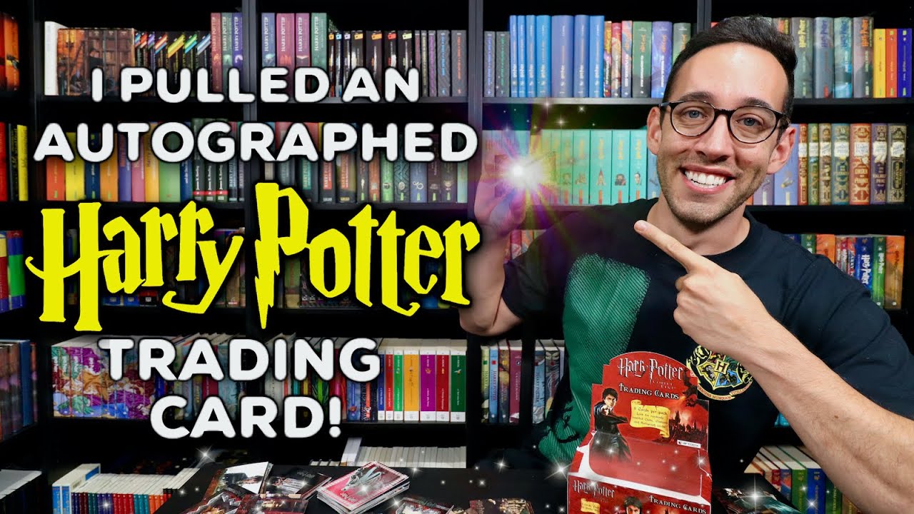 I Pulled An AUTOGRAPHED Harry Potter Trading Card! | Goblet of Fire Unboxing