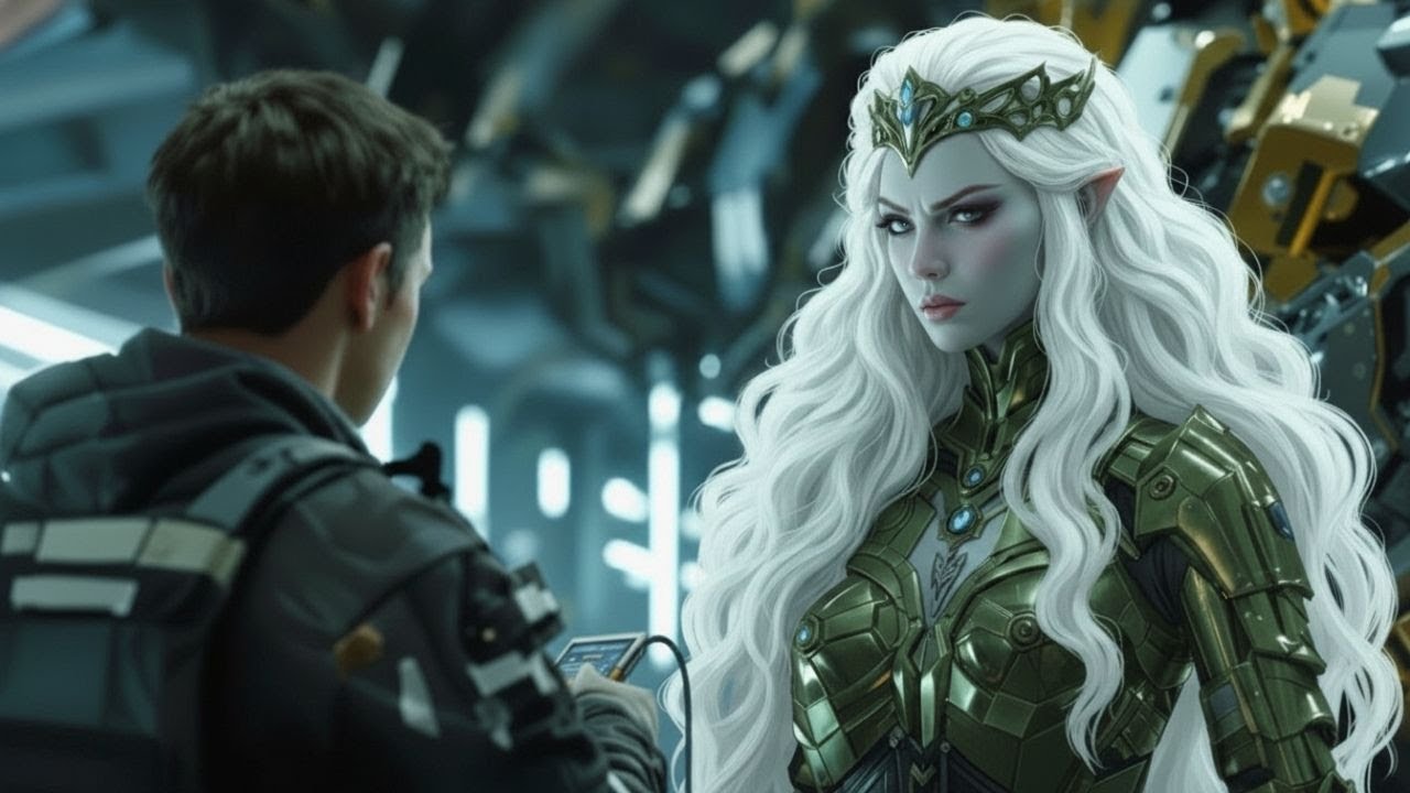 The Alien Woman Grew Furious When the Human Couldn't Fix Her Ship — Then She Said, "Marry Me, Human"