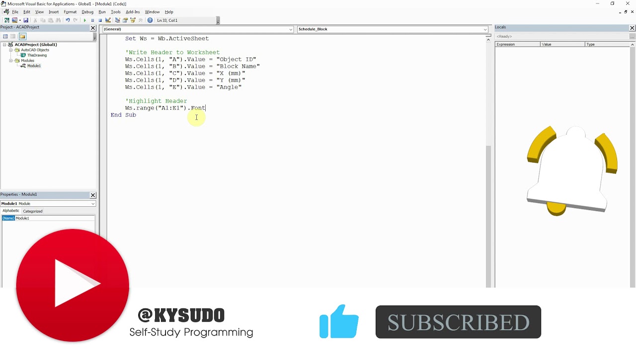 Auto Schedule AutoCAD Blocks to Excel Sheet [ AutoCAD Script ]