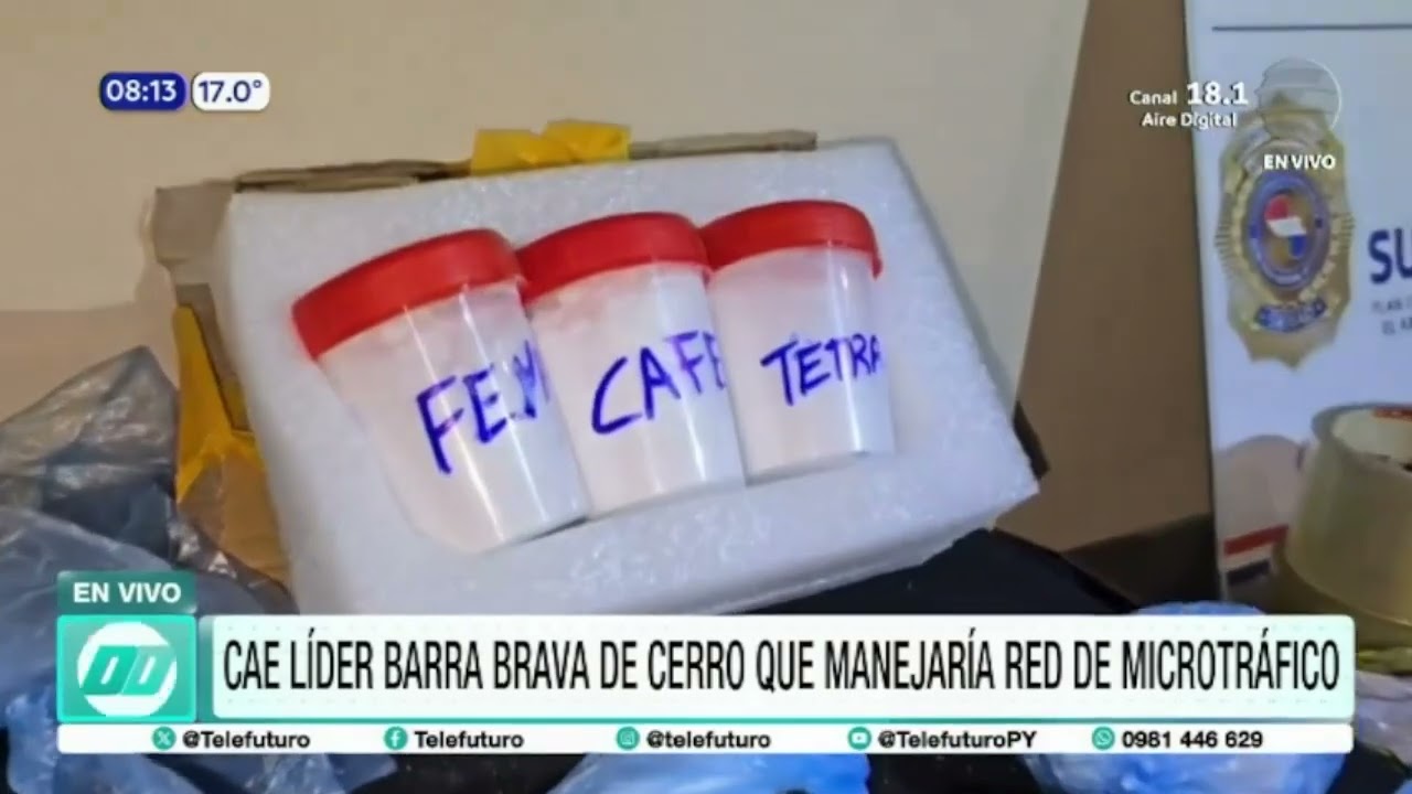 Cae líder barra brava de Cerro que manejaría red de microtráfico