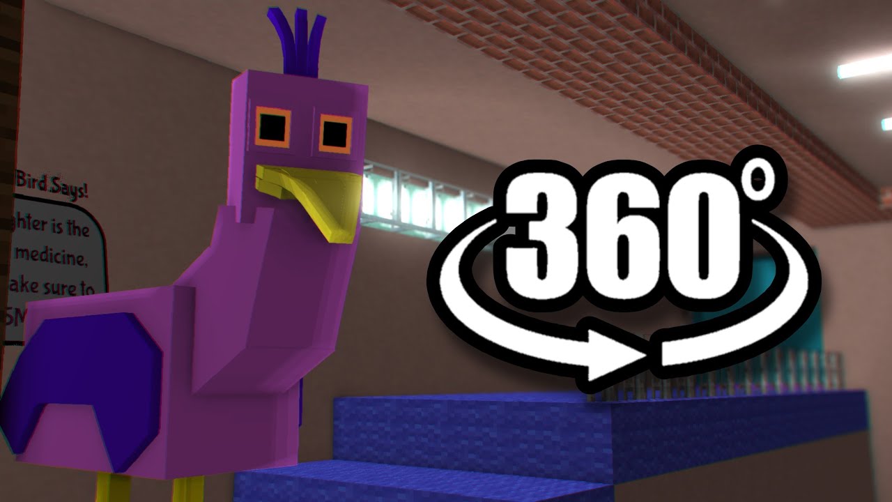 Opila Bird Chase Scene - Minecraft 360&deg; VR Animation