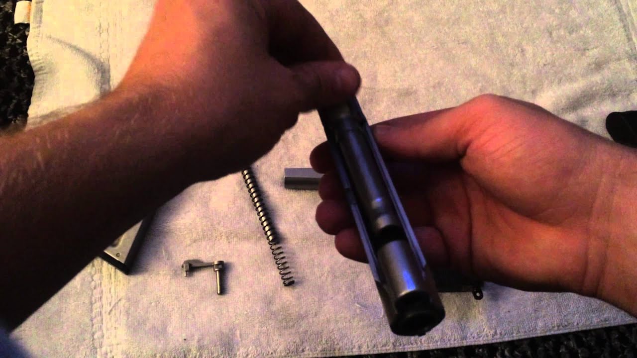 Smith and Wesson 9mm disassembly and reassembly