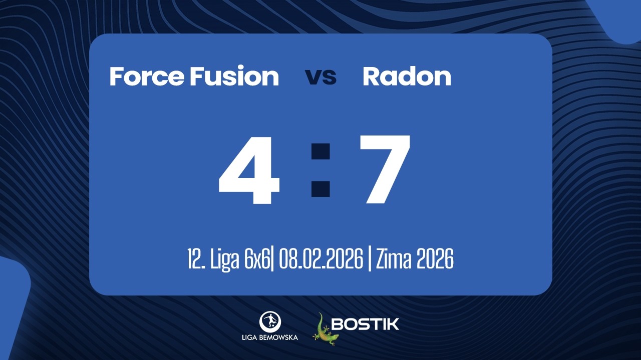 Force Fusion 4:7 Radon | Kolejka 5 | Zima 2026