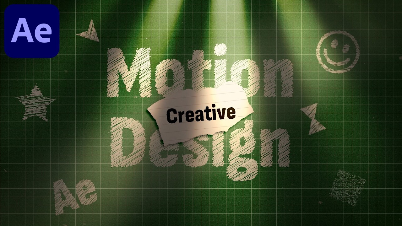 Cinematic Scribble Animation in After Effects | Documentary Style Motion Graphics - No Plugins