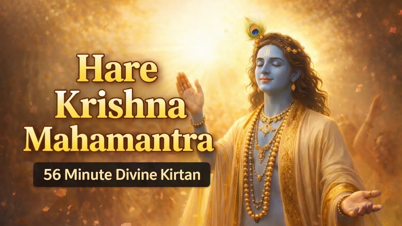 56 Min Non Stop- Hare Krishan Hare Ram Maha Mantra | ISKCON Kirtan