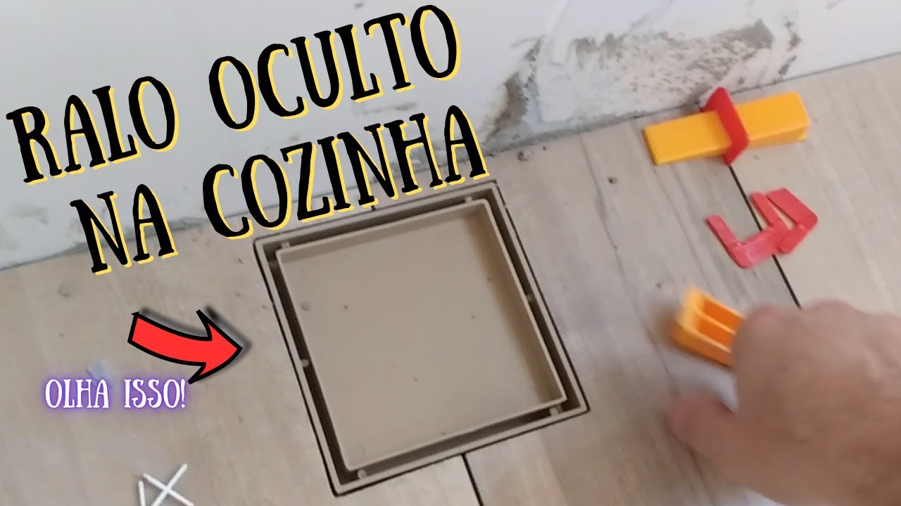 Como Instalar RALO OCULTO na Cozinha SEM Danificar a Impermeabilização