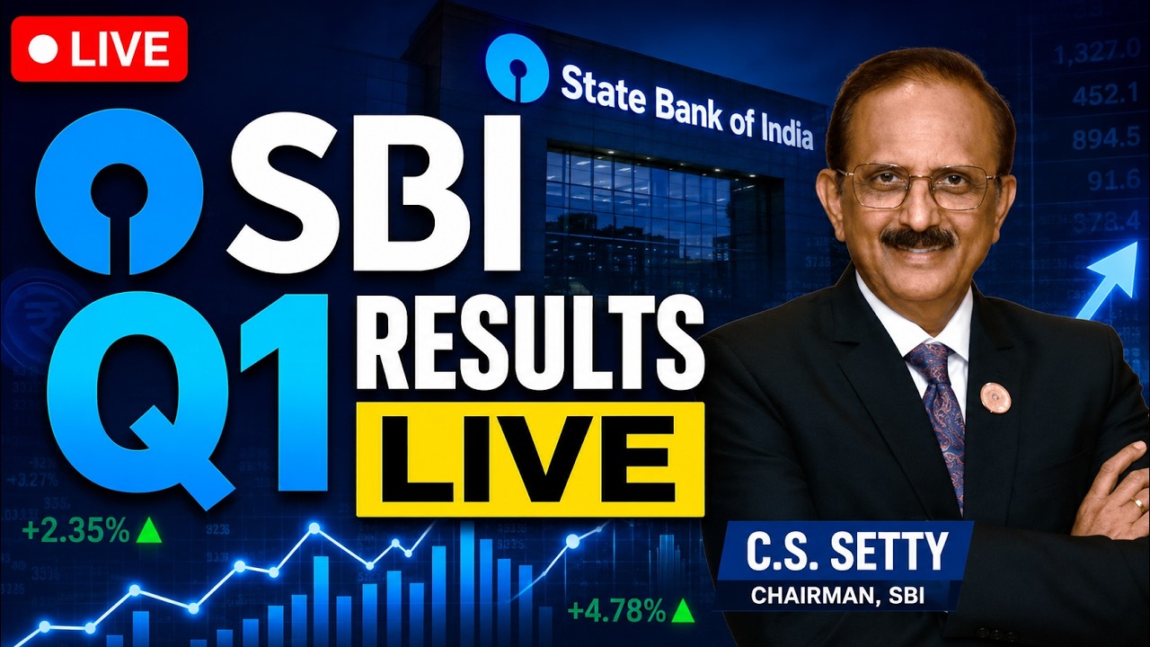 SBI Q1 Results LIVE | C.S. Setty Announces Q1 FY27 Earnings | SBI Share Price LIVE