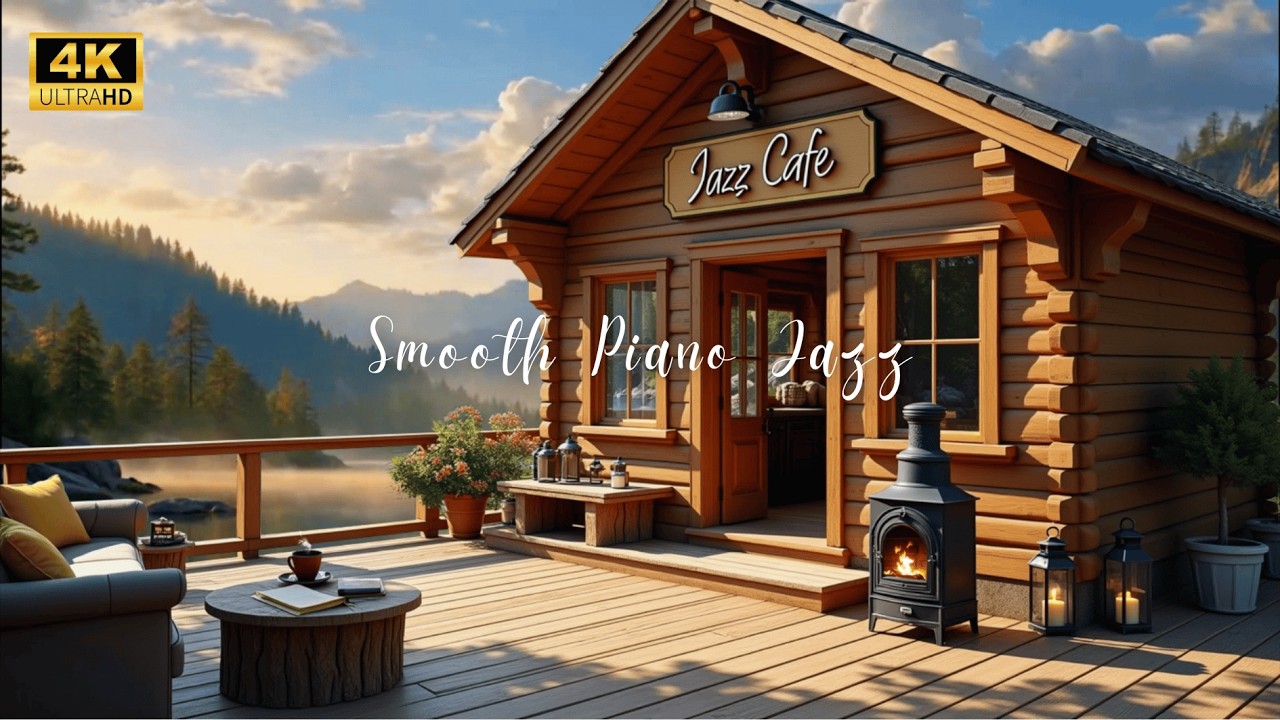 Bright Morning Jazz Café 🌞☕🎹 | Cozy Coffee Shop Ambience with Smooth Piano Jazz for Study & Work