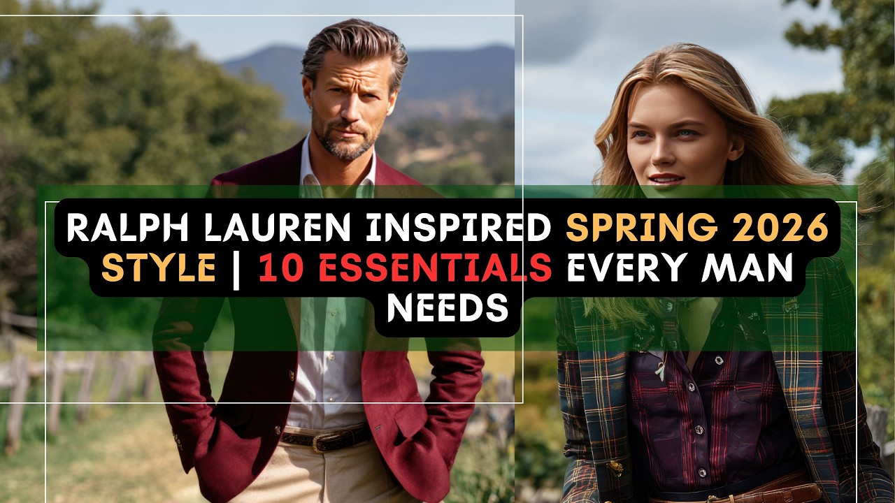 Весенняя коллекция 2026 года в стиле Ralph Lauren | 10 необходимых вещей для каждого мужчины