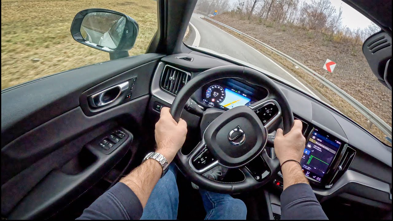 2022 Volvo XC60 [2.0D B4 197HP] |0-100| POV Test Drive #1456 Joe Black