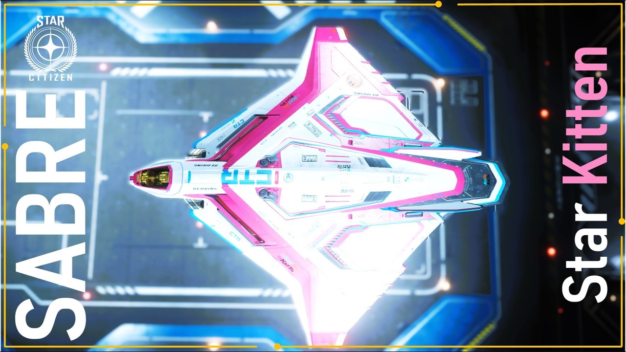 Sabre Firebird - Star Kitten paint - Star Citizen