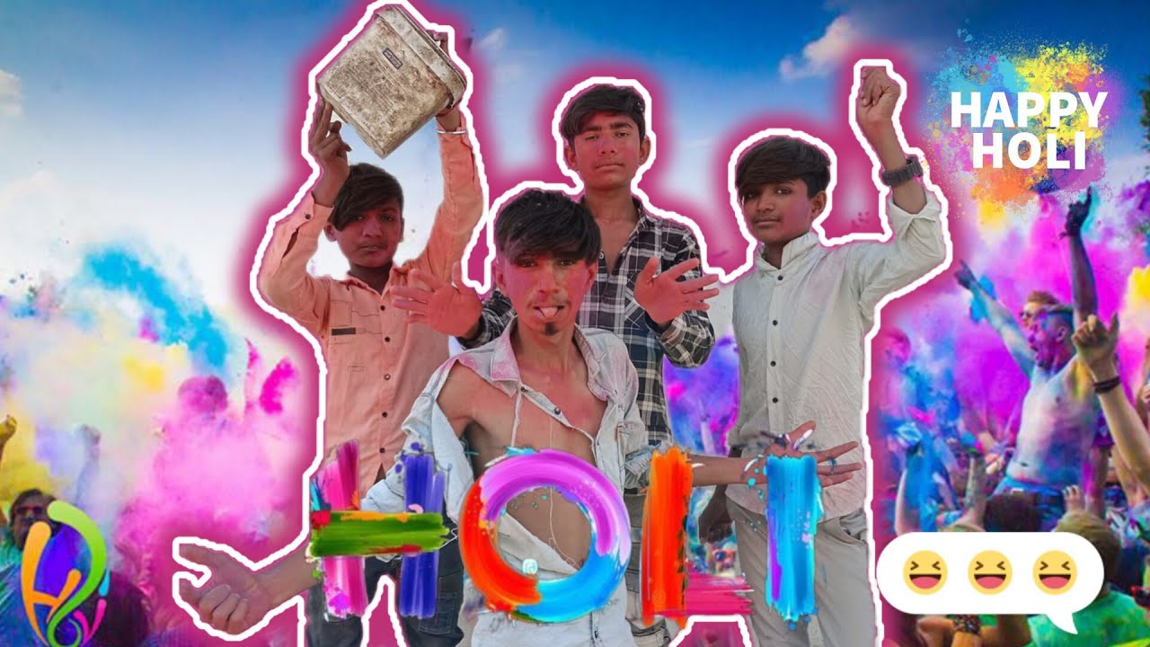 Types of People in Holi🥳 || holi comedy video 🤪|| Trending r #trending