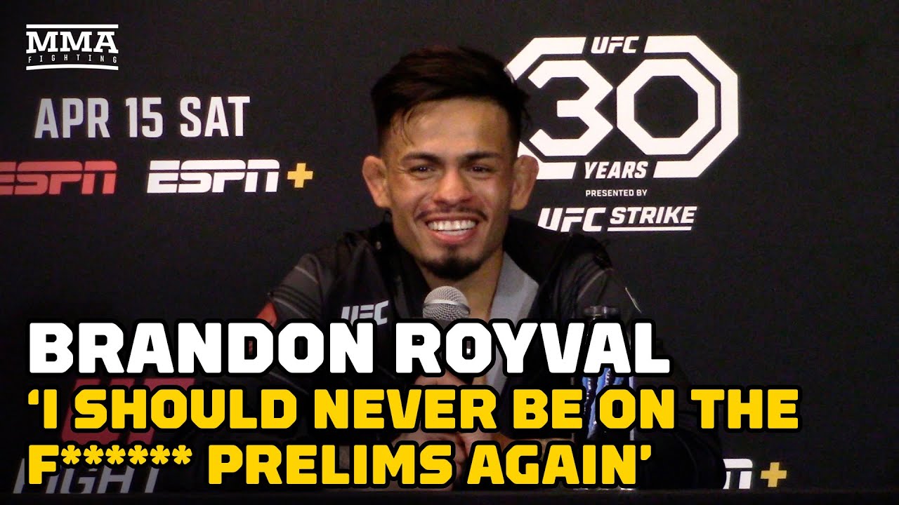 Brandon Royval Goes Off After UFC Kansas City KO: 'I Should Never Be On A F****** Prelim!'