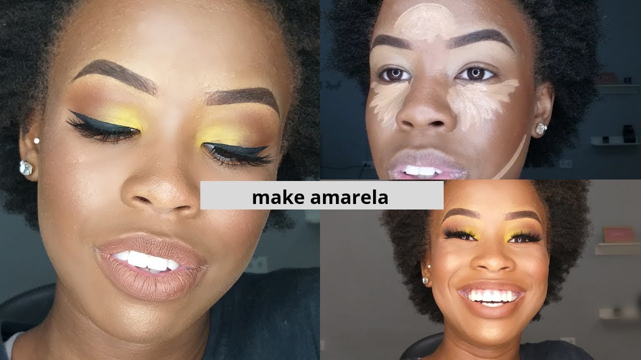 MAKE AMARELA- NOVA BASE DALLA| Por Samyra Priscila